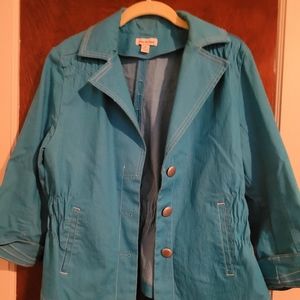 Joan Rivers twill jacket